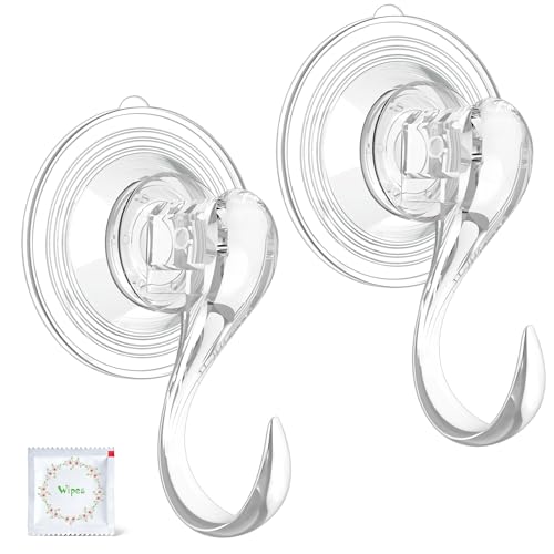 Suction Cup Hooks with Wipes