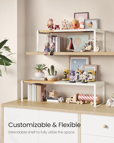 Spice Rack Expandable Cupboard Shelf Orgnizer