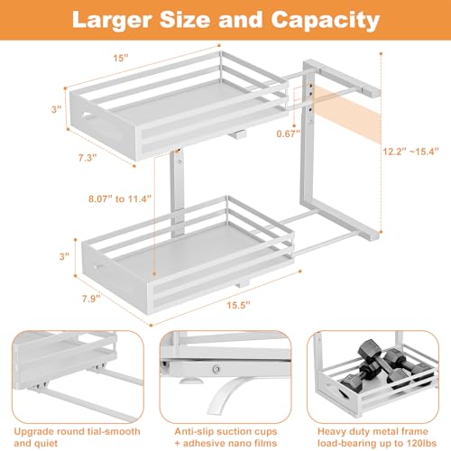Under Sink Organizer (White)