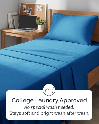 Twin XL 3 Piece Sheet Set (19 - Royal Blue / Twin XL)