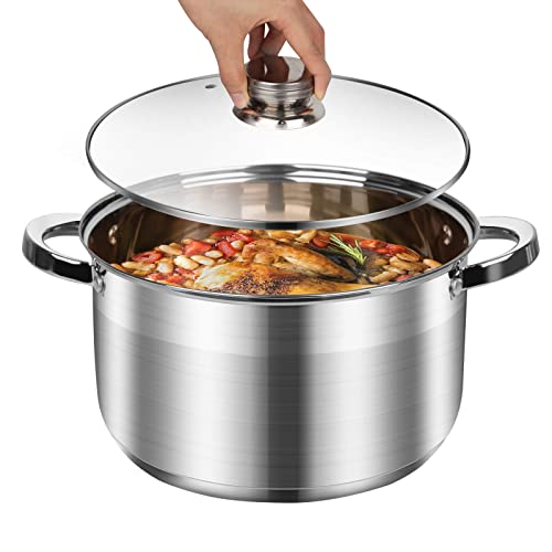10 Quart Stock Pot with Lid