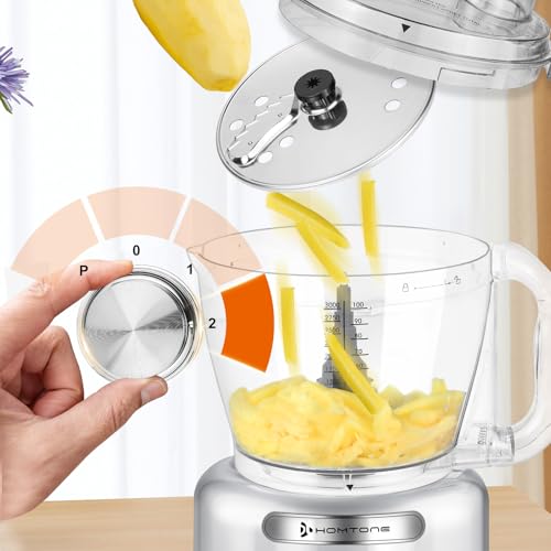 16 Cup Food Processor Large 9 (Silver)