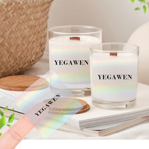 3 Inch Square Transparent Thermal Label Stickers (Holographic Transparent / square-3 inch)