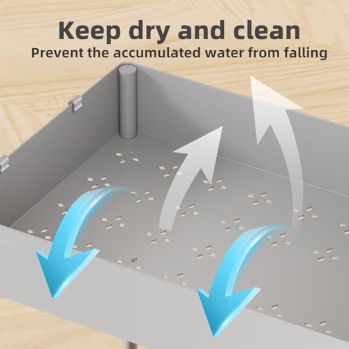 Under Sink Organizer 2 Pack (Grey / 2 pack)