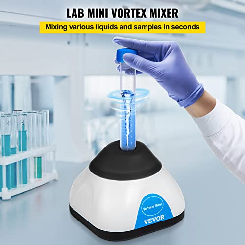 Vortex Mixer 3000RPM Mini Vortex Mixer Shaker (Black)