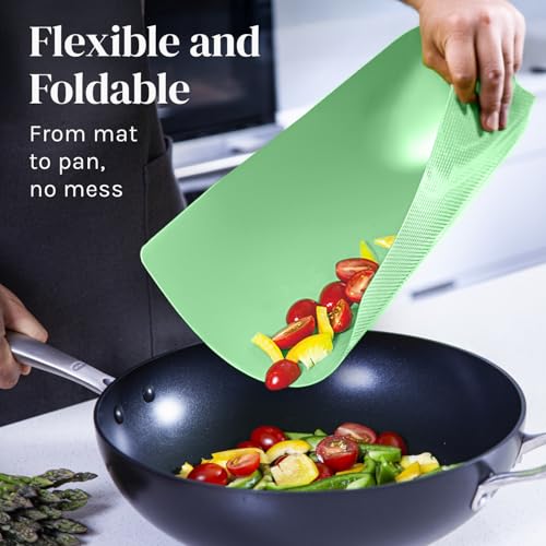 Flexible Plastic Cutting Board Mats for Kitchen (Pastel)