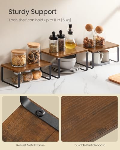 Cabinet Organizer Shelf (3 Count)