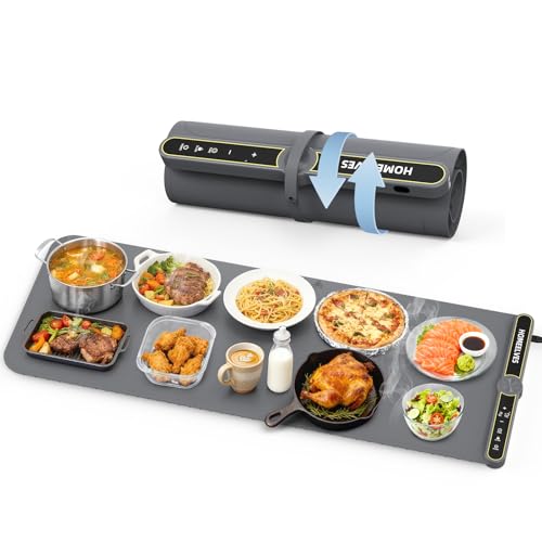 Warming Mat for Food Extra Large (Gray / 39.4x15 Inch)