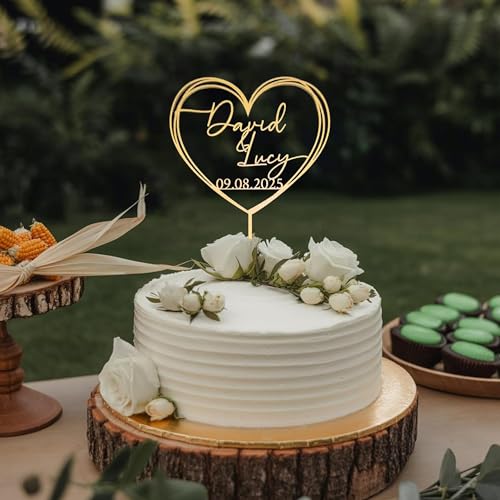 Personalized Wedding Cake Topper