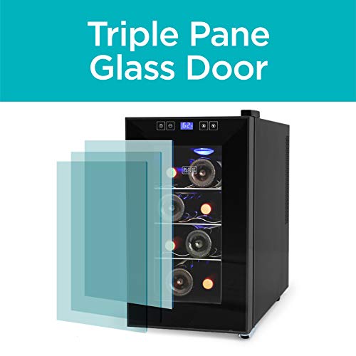 8 Bottle Thermoelectric Wine Cellar (8 Bottles / Clear Glass Door)