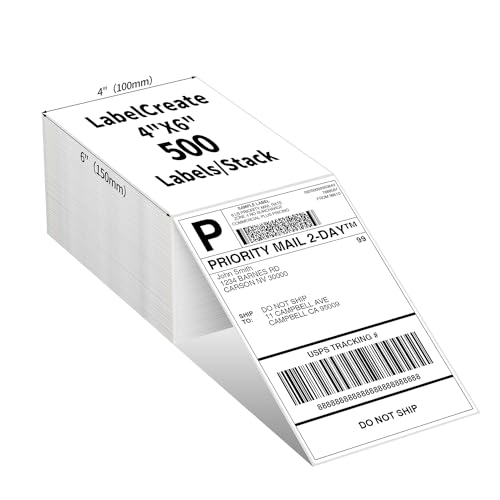 4x6 Thermal Printer Labels (501 Count)