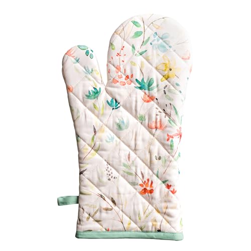 Maison d'Hermine Oven Gloves 100% Cotton Oven Mitt (005 - Colmar / 7.5" x 13" (Oven Mitt))