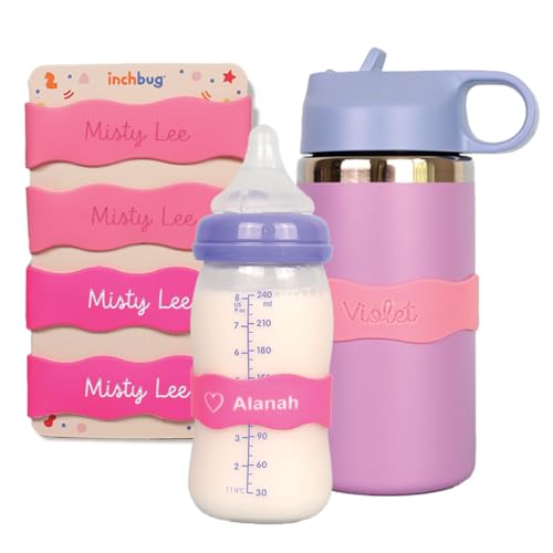 Orbit Labels Silicone Bottle Bands (Blushing Cheeks)