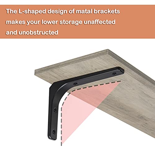 Long Wall Shelves (Grey Wash / 39.4 Inch)