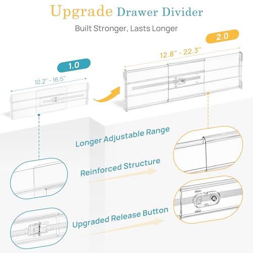 6" Tall Upgrade Drawer Dividers (4 Count)