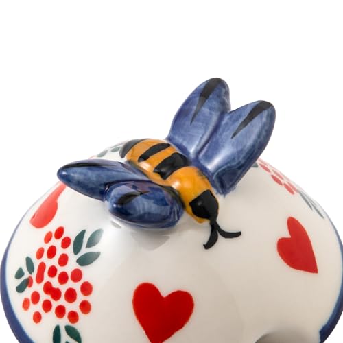 10oz Crazy Love Handmade Ceramic Honey Pot (Crazy Love)