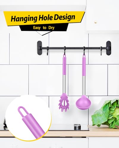 Silicone Soup Ladle and Pasta Spoon Set (2 Count)