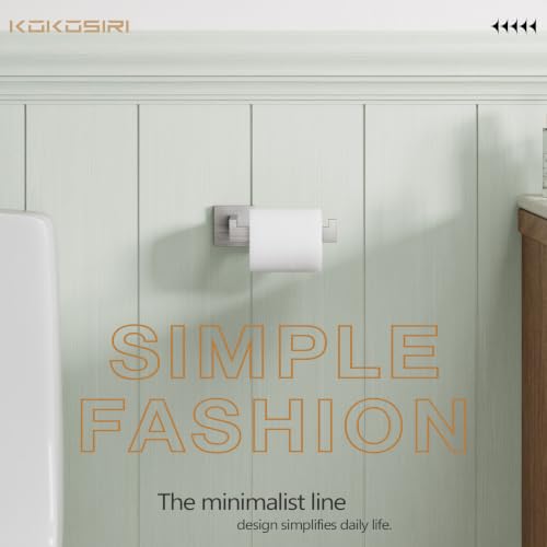 Toilet Paper Roll Holder Brushed Nickel Toilet Paper Holder Stainless Steel for Kitchen Bathroom Dispenser Wall Mounted