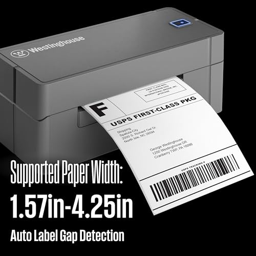 USB Shipping Label Printer for Mac & Windows (WHTP203v)