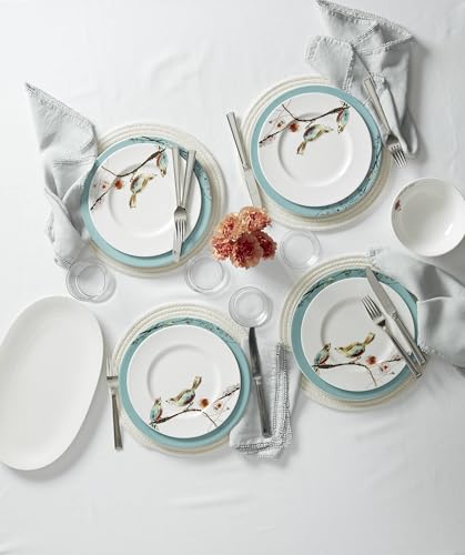 Chirp Porcelain 12 (12-Piece Dinnerware Set)