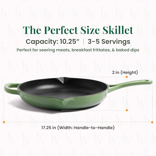 Enameled Cast Iron Skillet