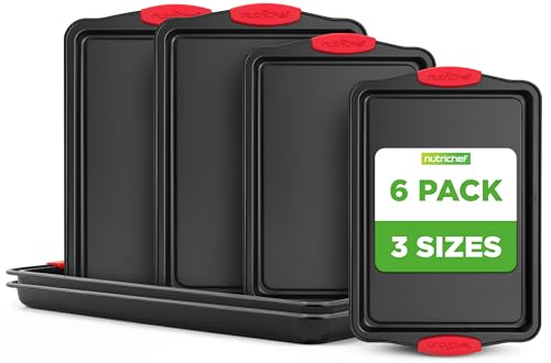 Nonstick Baking Pans Set (6 Pack sorted sizes)