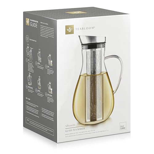Large Multi Brew Glass Teapot + Kettle + Pitcher ((68 OZ / 2.0 L / 8 CUPS))