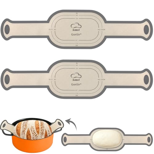 Silicone Bread Sling (2 Pcs Grey Oval)