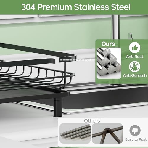 Dish Drying Rack (Black)
