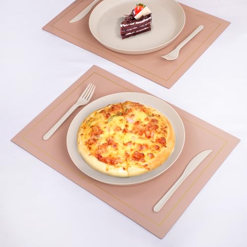 EI 18pcs Beige Wheat Straw Plates (Beige Wheat Straw Plates)