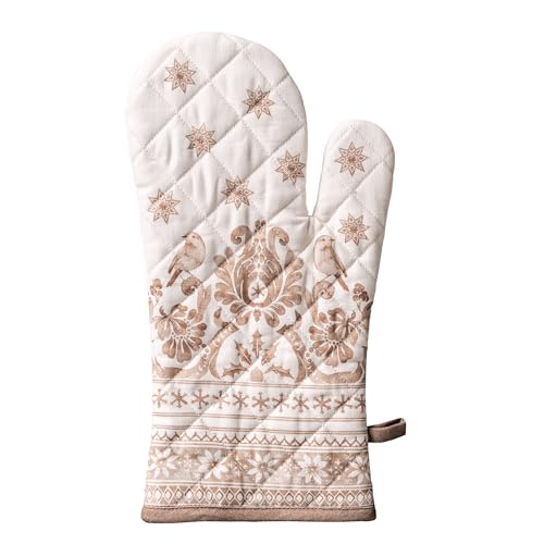 Maison d'Hermine Oven Gloves 100% Cotton Oven Mitt (121 - Allure / 7.5" x 13" (Oven Mitt))