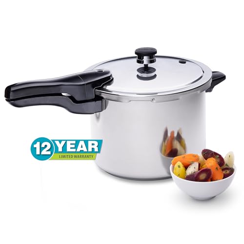 01362 6 Quart Stainless Steel Pressure Cooker (6 Quarts / Cooker)