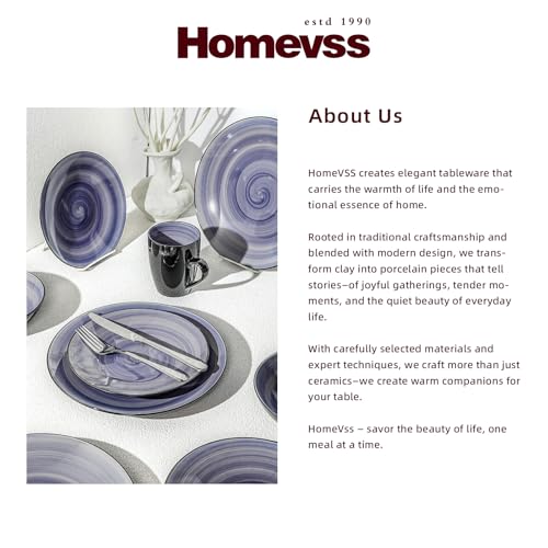 HomeVss Stoneware Sonoma 16pc Dinnerware Set