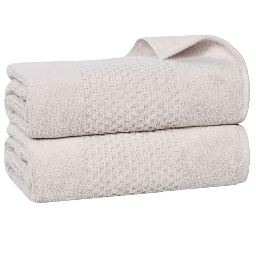 Playa Zero Twist Cotton Medium Weight Bath Sheets (2 Piece Bath Sheet / Silver)