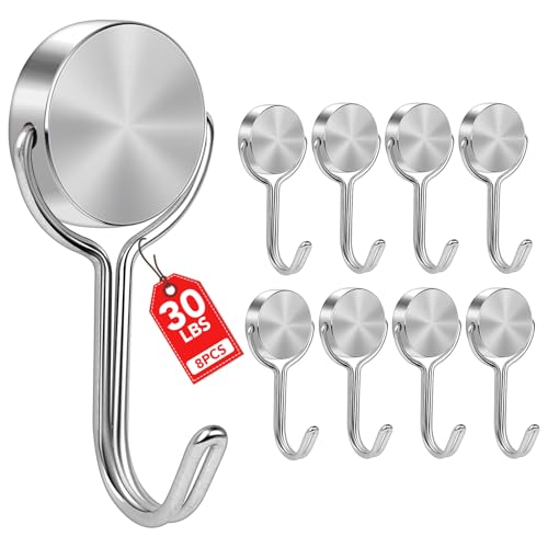 Magnetic Hooks for Cruise Cabins 30Lbs+ Heavy Duty Magnet Hook