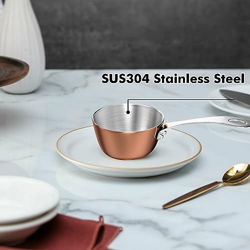 Mini Sauce Pan (0.14 QT / Pure Copper)