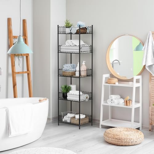 Soda Can Organizer for Pantry 5 Tier Water Bottle Organizer Holder for Tumbler Travel Mug Cup