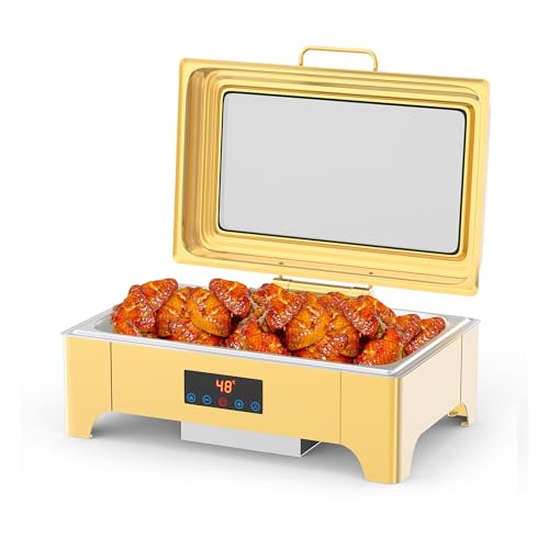 Roll Top Chafing Dish for Buffet (Gold)