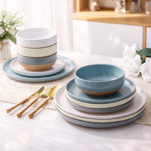 Dinnerware Sets for 8 (Multicolor / Service For 8(24Pcs))