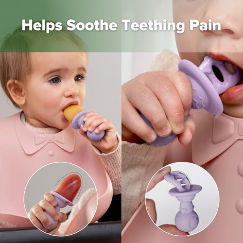 Silicone Toddler Popsicle Mold (Lavender)