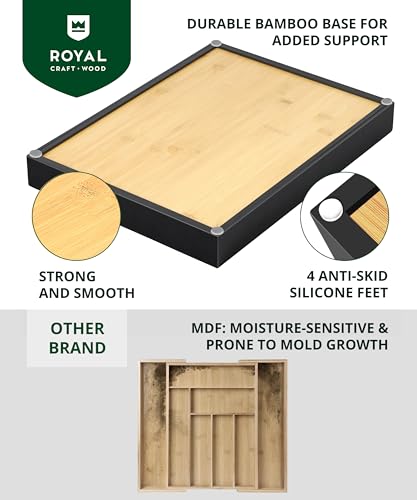 Luxury Bamboo Kitchen Drawer Organizer