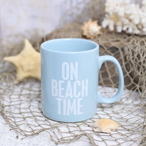 NCUDCK3 Primitives By Kathy 21644 Blue Stoneware Coffee Mug