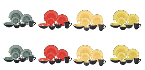 Stoneware Sonoma 56pc Dinnerware Set (Mix-B)