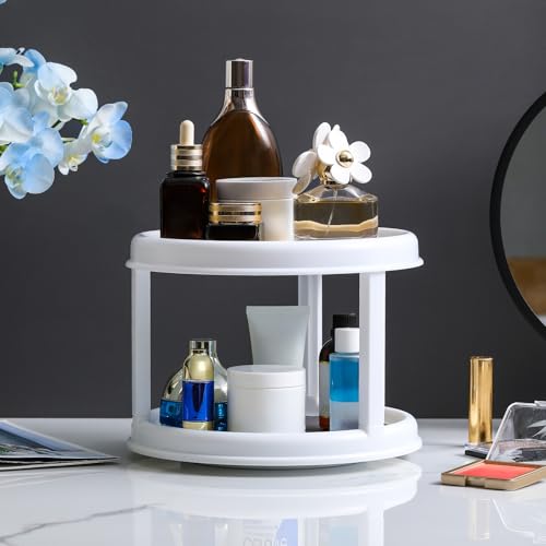 2 Pack 2 Tier 10" Turntable Lazy Susan Spice Organizer (2 Count)