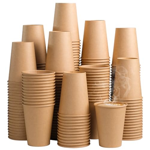 300 Pack 12 oz Kraft Paper Cups (12oz-300pack)