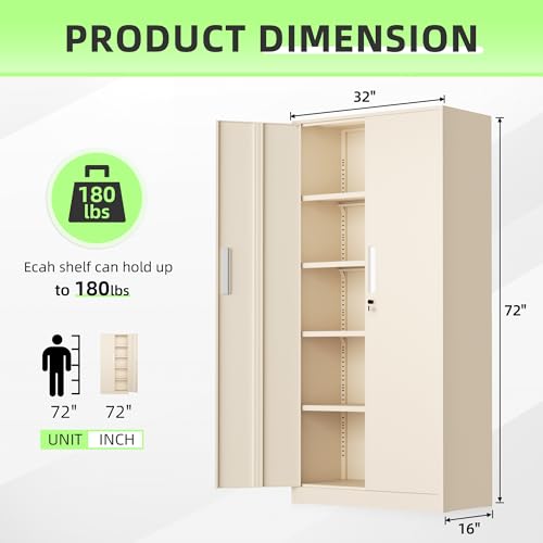 Storage Cabinet (Putty / 71")