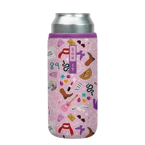 CanSok Sleeve for Beer & Soda Insulated Neoprene Cover (On Tour / 25oz Can Sleeve)