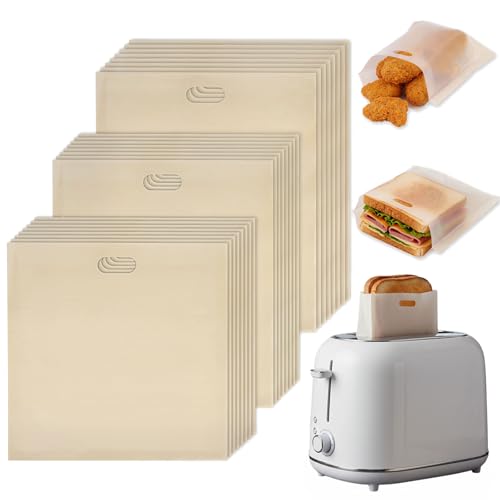 24 Pack Reusable Toaster Bags (Large Set)
