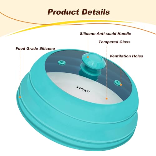 Microwave Splatter Cover (Blue / 10.8inch)