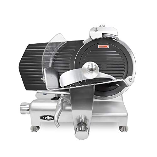 MS 12ET Commercial 420W Electric Meat Slicer 12 (Matt Silver Black)